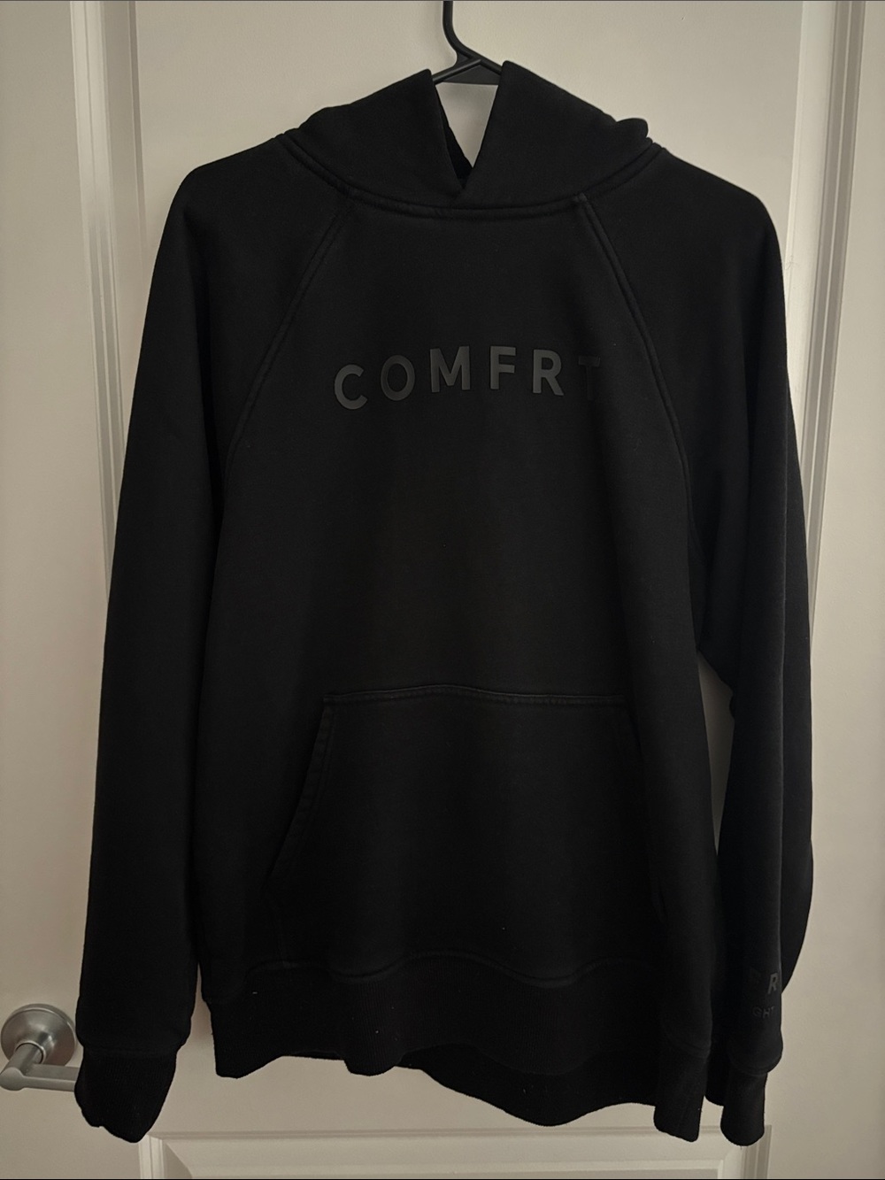 Black Hoodie -  Pullover Hooded Sweatshirt